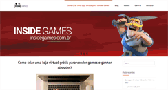 Desktop Screenshot of insidegames.com.br